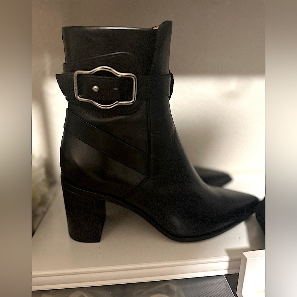 RAG &BONE Black leather Ankle Boots 🐦‍⬛